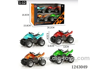 1:12 alloy inertia beach Motorbike (4PCS)