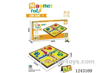 Yellow Chess (Magnetic) with 4pcs of each of the 4 colours + 2 dice