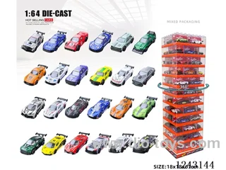 1:64 Free Wheel Alloy Vehicle