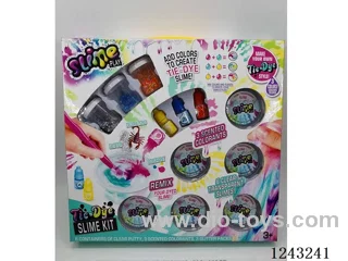 DIY Slime Crystal Clay 6 bottles of 50g clay + 3 bottles of accessories random mix + 3 bottles of colour + 3 tools. Straws