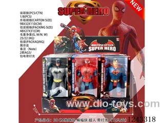 30 CM Spider-Man Batman Superman with lights