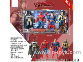 30 CM Spider-Man Batman Superman Thunder with lights