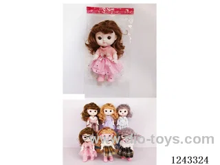 8 inch solid body doll (with light music)