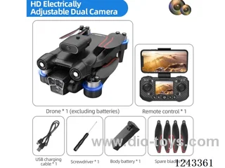 Remote Control Quadcopter Drone Flying Vehicle (480P)