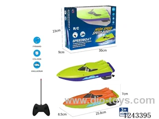 4ch RC boat with flick switch (Not Included battery)