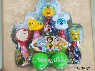Cartoon animal bowling 8-10types mixed