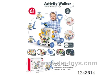 Multi-functional Walker 6-in-1 not included battery(Blue)