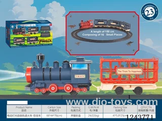 B/O lighted track train (Dinosaur Paradise)