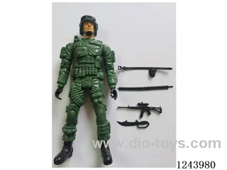Multi-Joint Lighted Soldier with Accessories 2 mixed