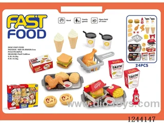 24PCS Fast food set