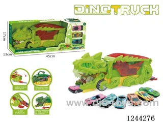Swallow Car Transformer Dinosaur (with 3PCS Alloy Vehicle Random)