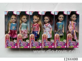 5 inch doll/6 mixed