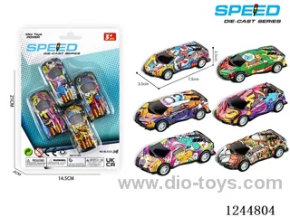 Pull Back Metal Lamborghini 4PCS