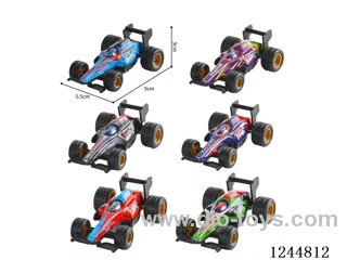 Pull Back Metal Tin Equation Vehicle F1