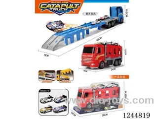 Inertia Tractor Dual Ejector Transporter 3 Colours Mixed