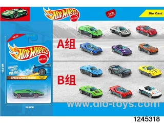 1:64 free wheel metal car (A/B random one of set mix)