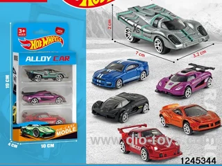 1:64 free wheel metal car (3 style random mix)