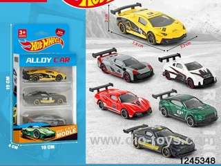 1:64 free wheel metal car (3 style random mix)