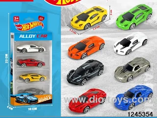 1:64 free wheel metal car (4 style random mix)