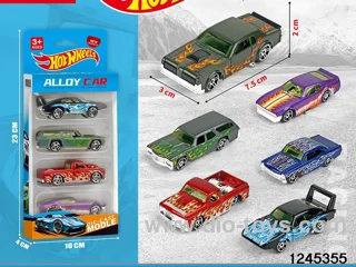 1:64 free wheel metal car (4 style random mix)