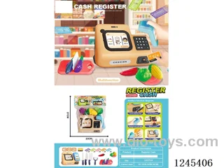Cash Register Fruit and Vegetable Set not included battery