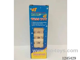 wooden figures 48 PCS stacking high