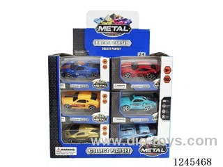 8 types free wheel alloy sports car average mix (24pcs)