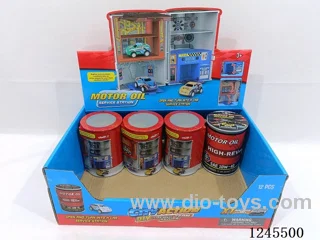 Engine oil Scene Transformer Toys- pull back car*1