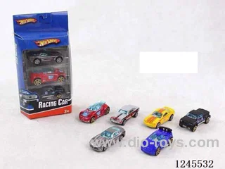 free wheel alloy car 6 mixed