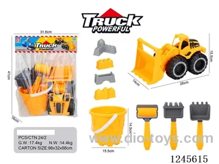 Medium Shovel + Small Castle Bucket + 3 Tools + 4 Sand Models