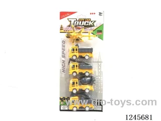 Pull-back engineering vehicles and planes