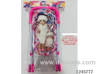 12-inch & 6-inch articulated solid-body doll