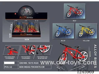 Alloy Bicycle 12PCS 3 colors
