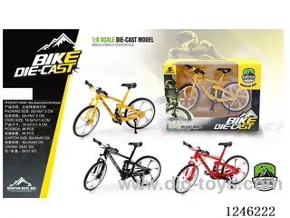 1:8 Alloy Mountain Bike, 3 Colours Mixed - Free Wheel