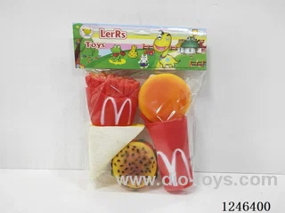Rubber-moulded hamburger 5PCS