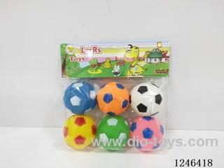 Rubber-moulded Football 6PCS