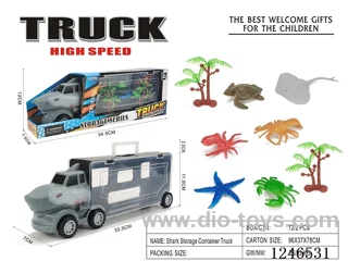 Free wheel - Jurassic Shark Storage Car