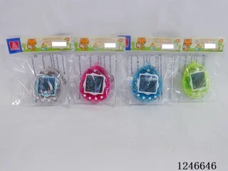 Upgraded 197-in-1 Multilingual Electronic Pet Machine with Cartoon Colour Background included battery 2*AG13