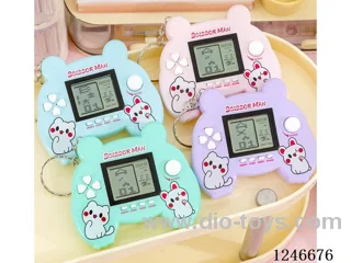 Tetris game console 4colors included battery