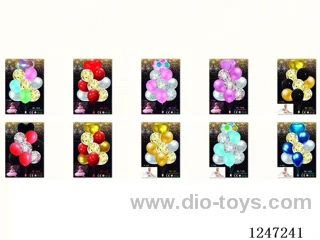 Latex Balloons with Sequins 9PCS