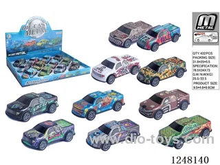 pull back tin car 12PCS 10 mixed