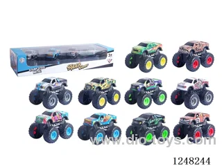 pull back tin car 4PCS 10 mixed