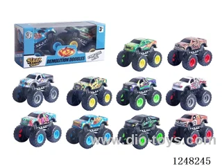 pull back tin car 2PCS 10 mixed