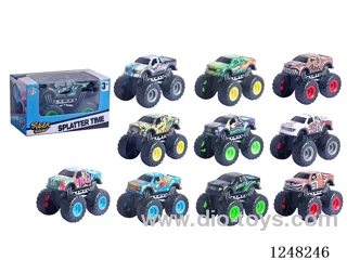 pull back tin car 10 mixed