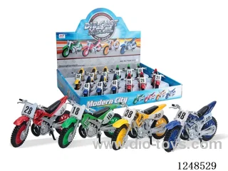 free wheel alloy car 12PCS