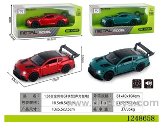 1 :36 Alloy Bentley GT Model W L/M included battery