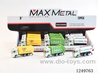 free wheel alloy car 3 mixed - optional model 12PCS