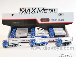 free wheel alloy car 3 mixed - optional model 12PCS