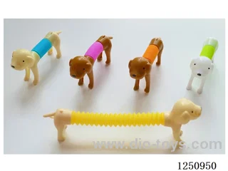 Retractable dog toy