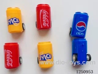 Pull back drink cart